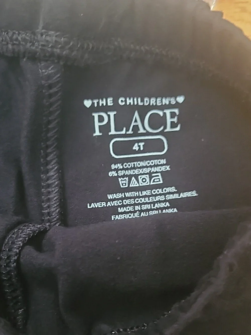 The Children's Place Black Kids Stretch Leggings - 2 Pack